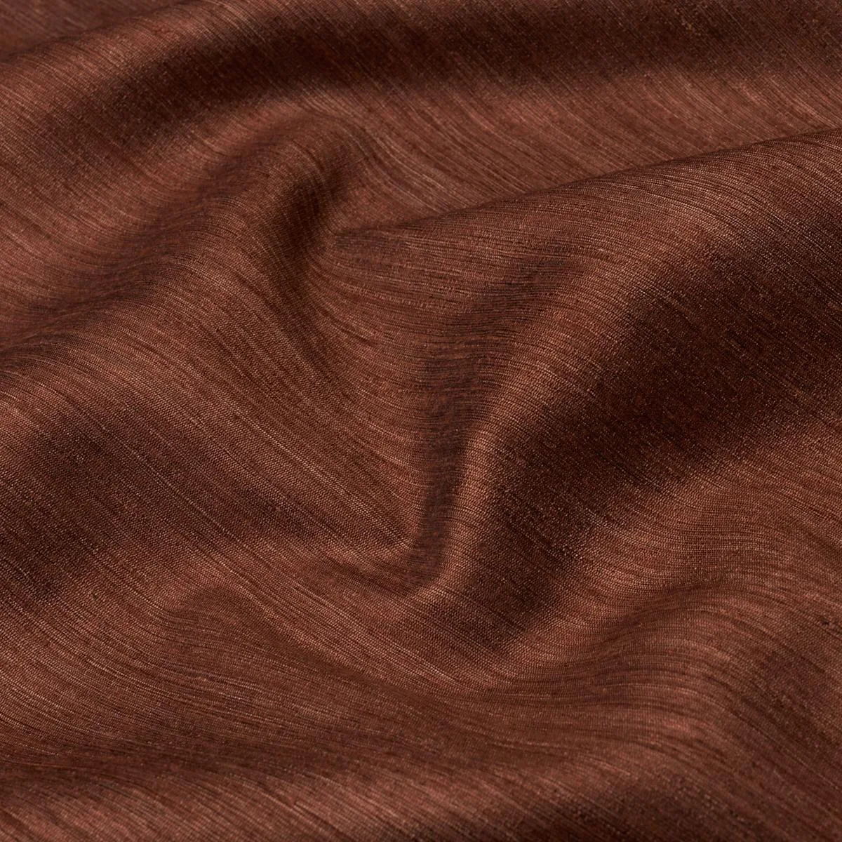 Schumacher 87229 Masara Handwoven Silk Cognac fabric swatch