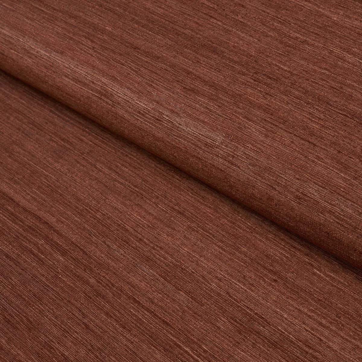 Schumacher 87229 Masara Handwoven Silk Cognac fabric swatch