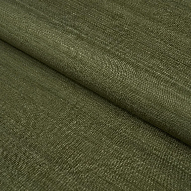 Schumacher 87227 Masara Handwoven Silk Herb fabric swatch