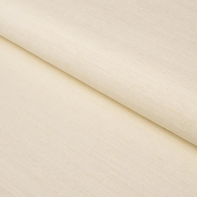 Schumacher 87221 Masara Handwoven Silk Ivory fabric swatch