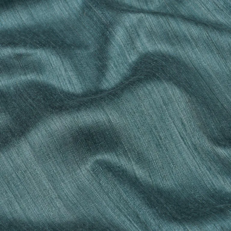 Schumacher 87226 Masara Handwoven Silk Petrol fabric swatch