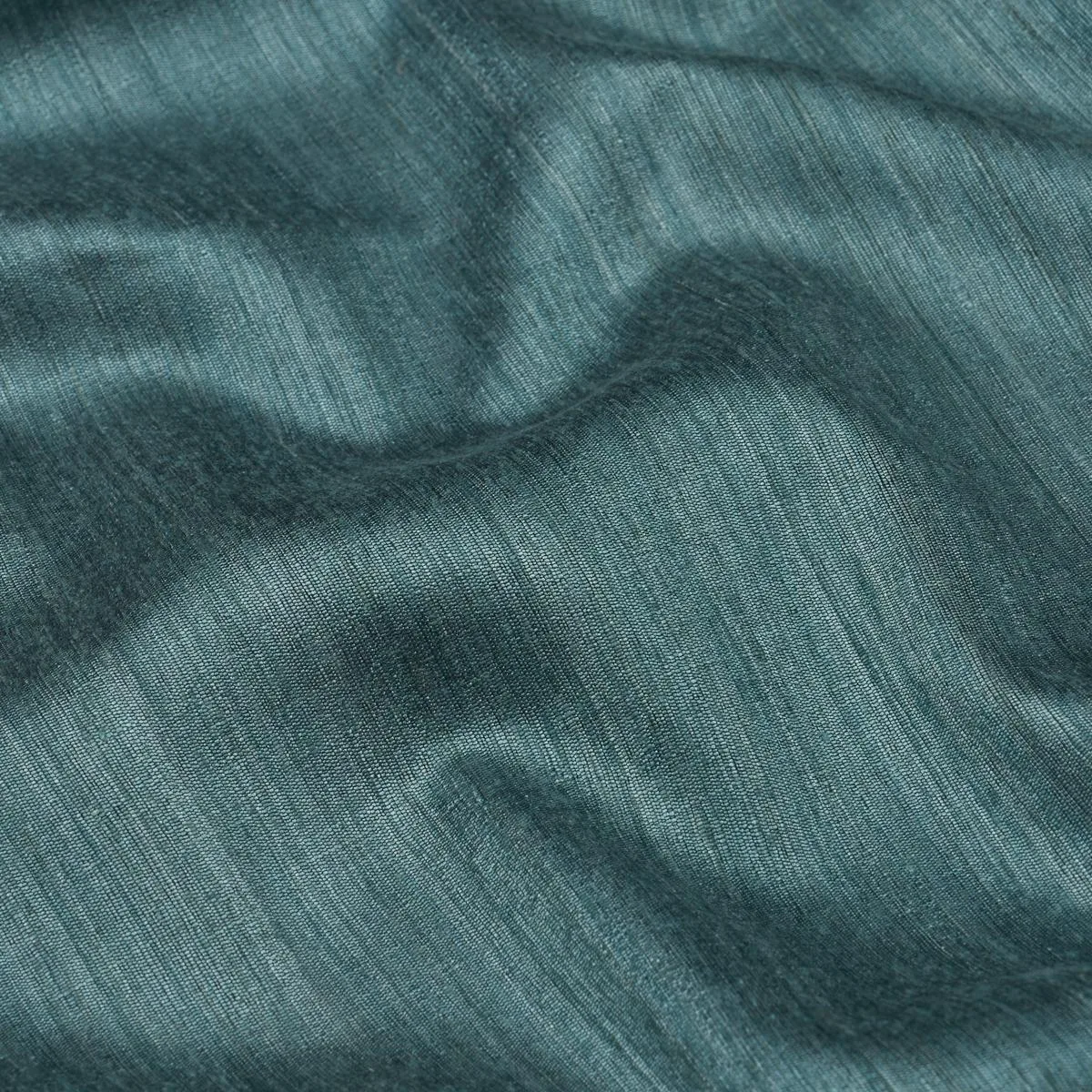 Schumacher 87226 Masara Handwoven Silk Petrol fabric swatch