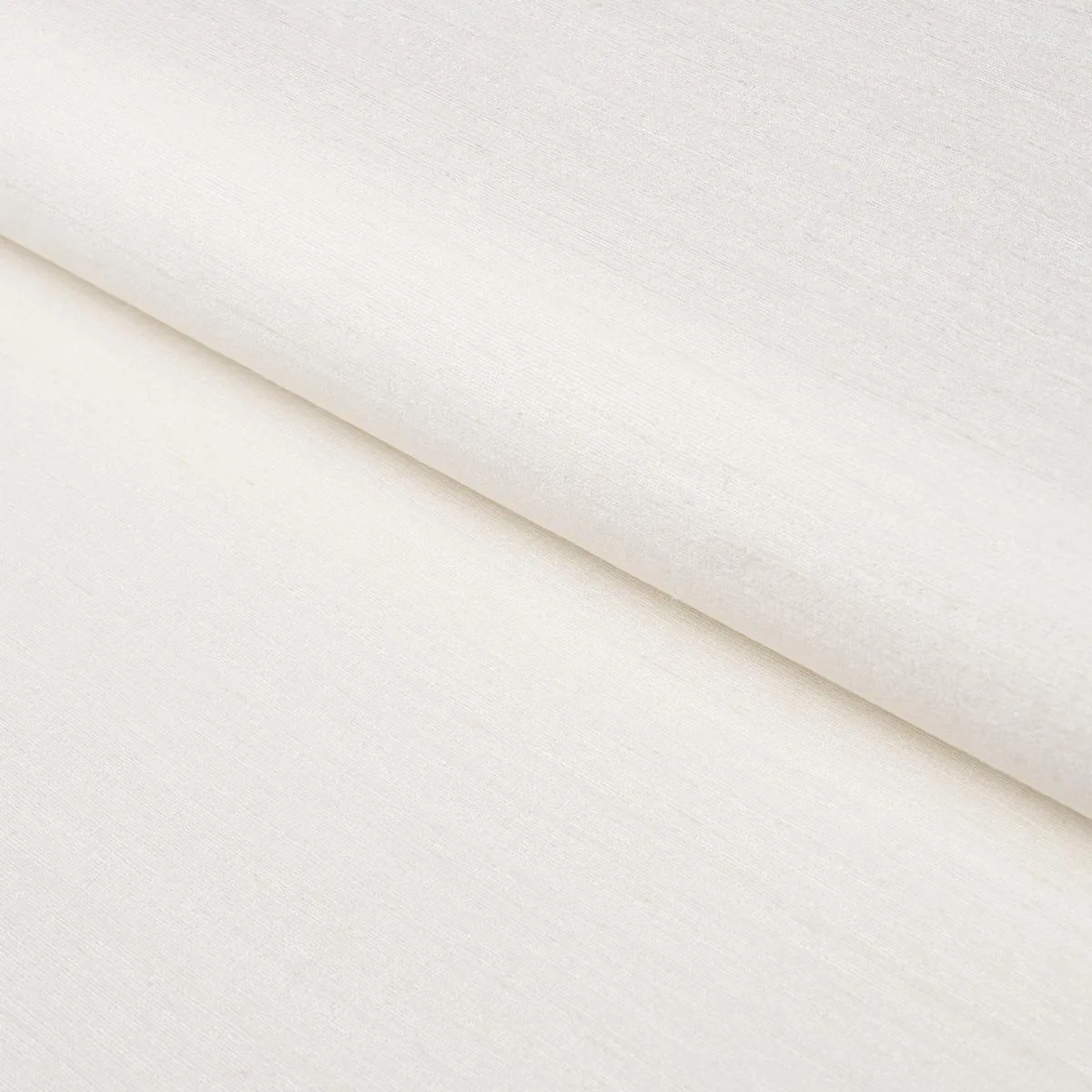 Schumacher 87220 Masara Handwoven Silk White fabric swatch