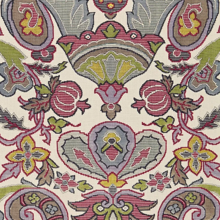 Schumacher 175082 Mataura Linen Print Tapestry fabric swatch