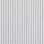 Schumacher 180590 Mathis Ticking Stripe Sky fabric swatch