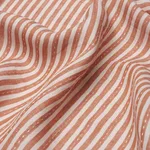 Schumacher 180595 Mathis Ticking Stripe Spice fabric swatch