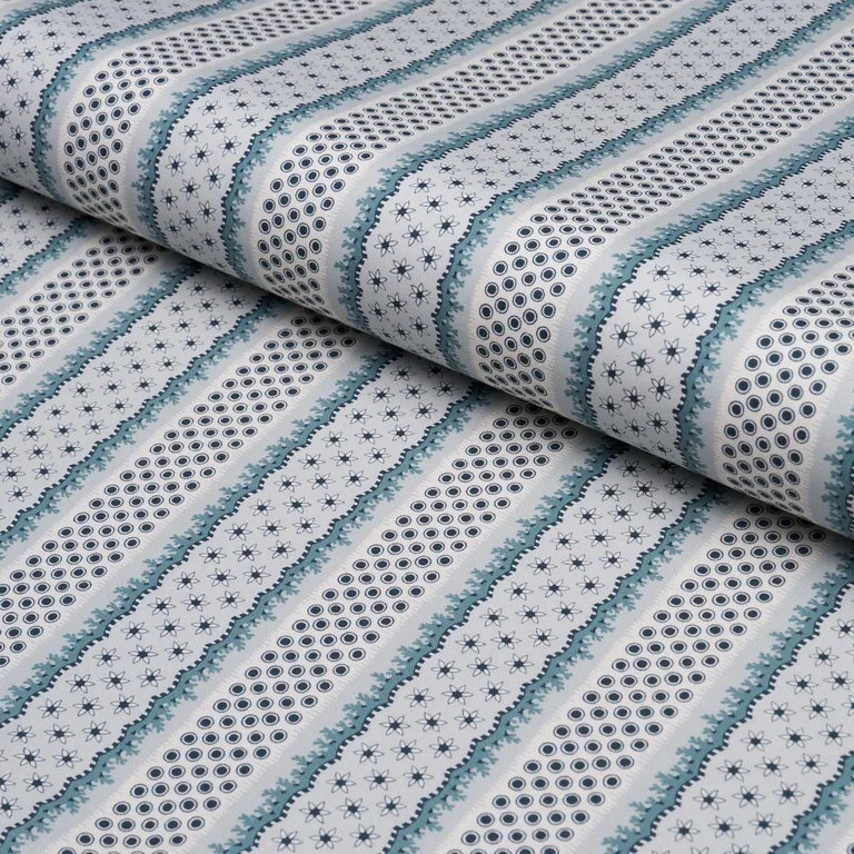 Schumacher 182691 Matilda Aqua fabric swatch