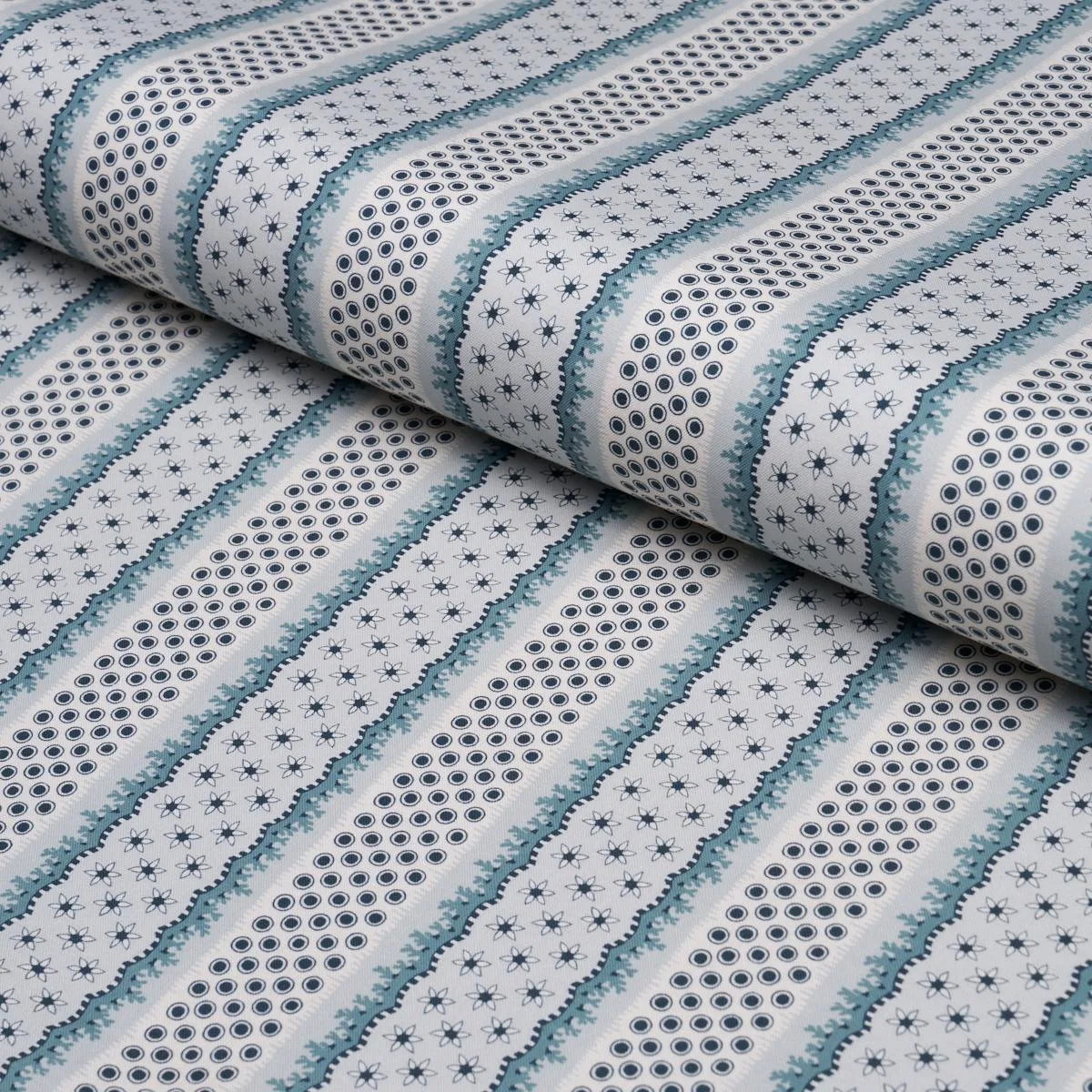 Schumacher 182691 Matilda Aqua fabric swatch