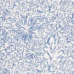 Schumacher TL400053 Matisse Cobalt fabric swatch