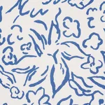 Schumacher TL400053 Matisse Cobalt fabric swatch