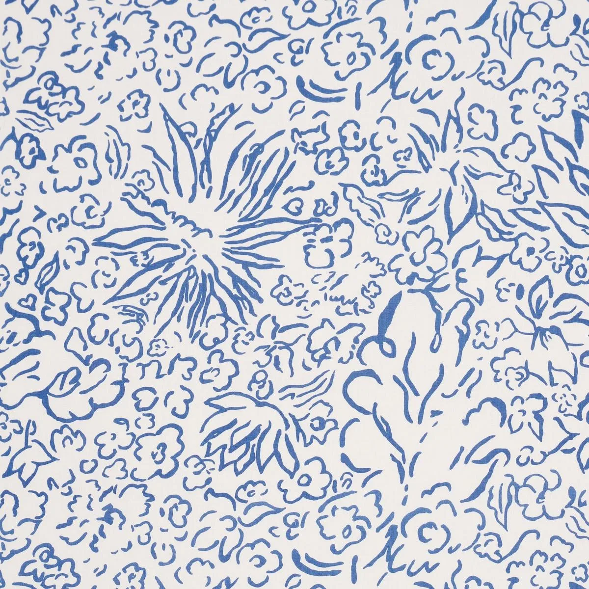 Schumacher TL400053 Matisse Cobalt fabric swatch