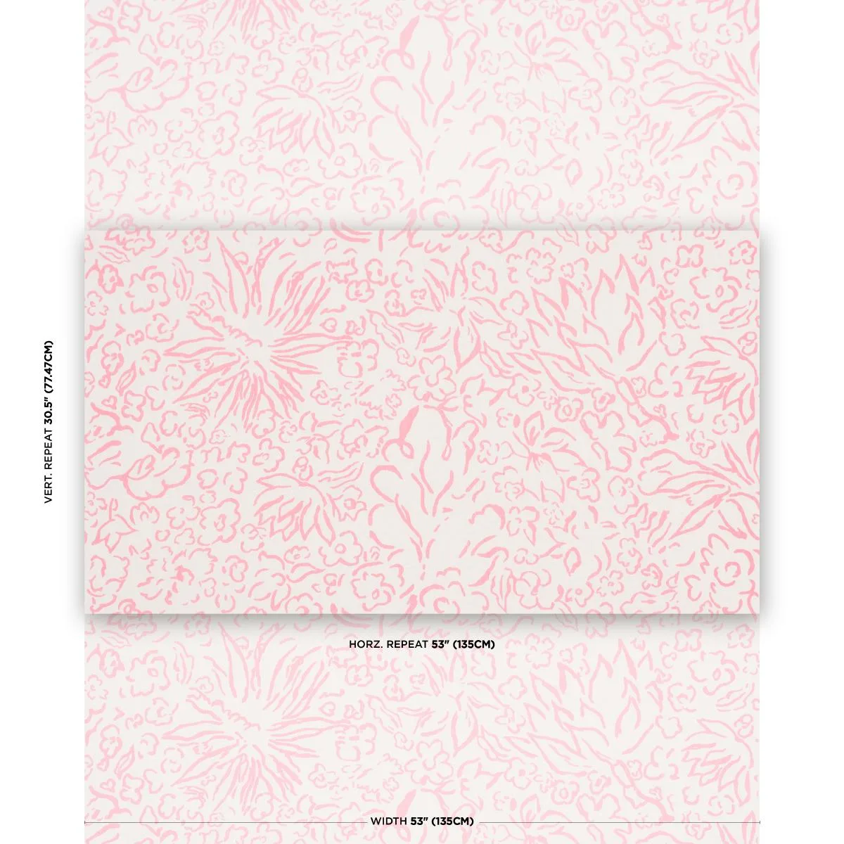 Schumacher TL400050 Matisse Pink fabric swatch