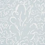 Schumacher TL400052 Matisse White On Sky fabric swatch