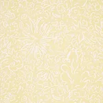 Schumacher TL400051 Matisse White On Yellow fabric swatch