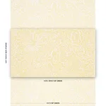 Schumacher TL400051 Matisse White On Yellow fabric swatch