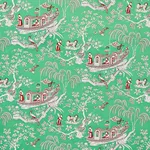 Schumacher 179610 Matsudana Jade fabric swatch