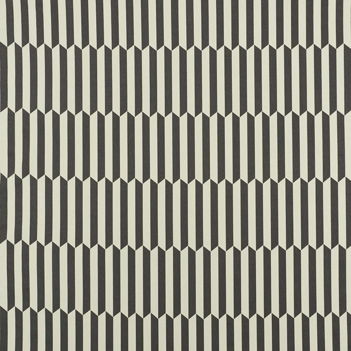 Schumacher 176403 Maxwell Charcoal fabric swatch