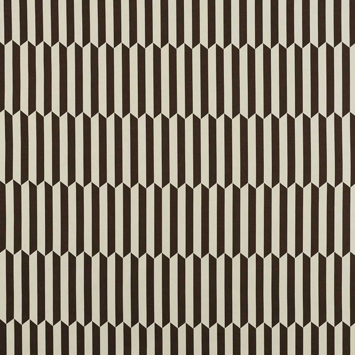 Schumacher 176402 Maxwell Chocolate fabric swatch