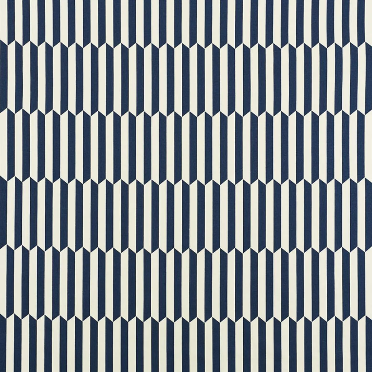 Schumacher 176404 Maxwell Navy fabric swatch