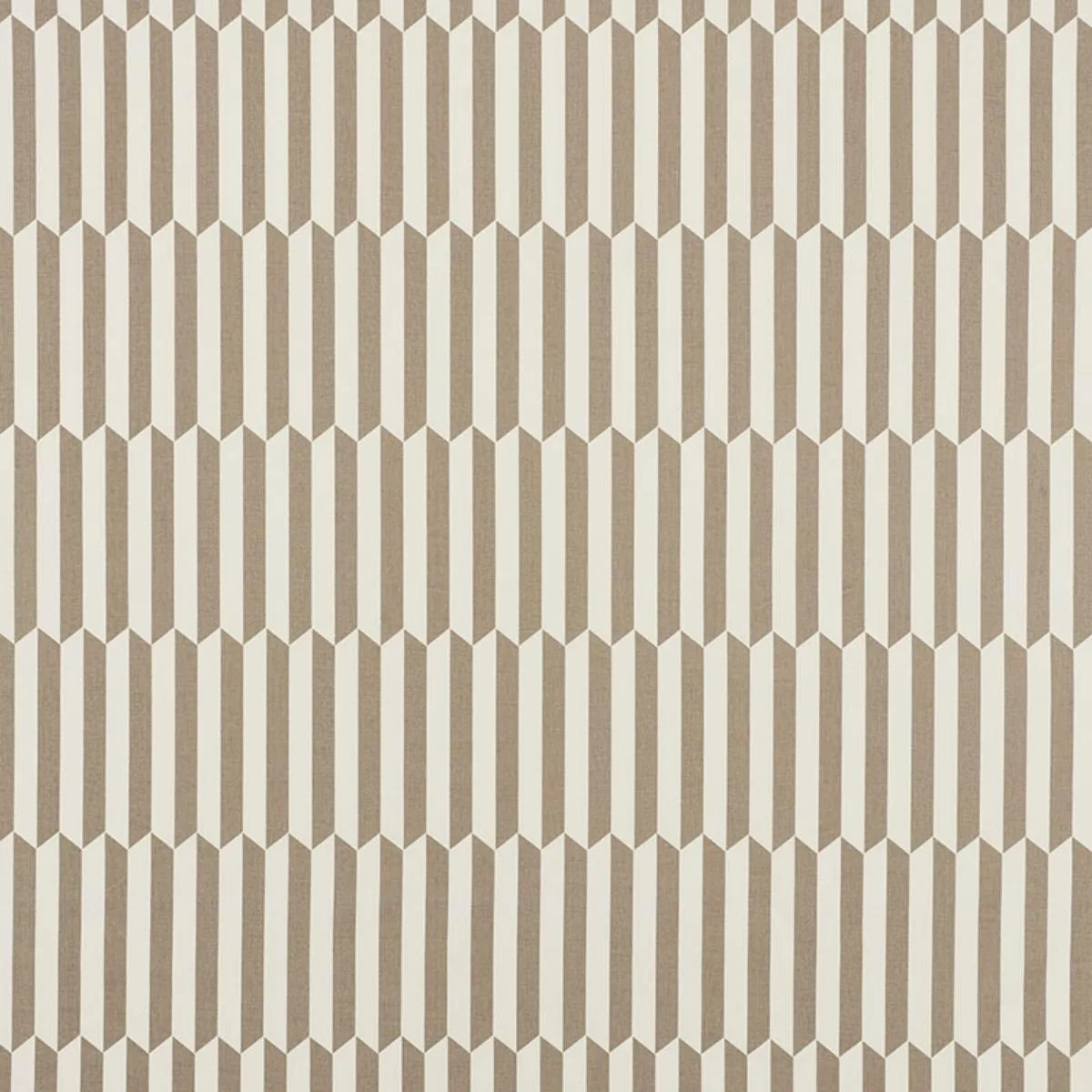 Schumacher 176400 Maxwell Taupe fabric swatch