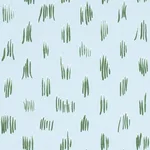 Schumacher 84392 Meadow Button Hand Embroidery Blue fabric swatch