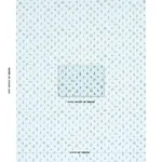 Schumacher 84392 Meadow Button Hand Embroidery Blue fabric swatch