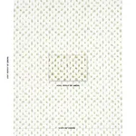 Schumacher 84390 Meadow Button Hand Embroidery Yellow fabric swatch