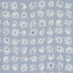Schumacher 179720 Meadow Rock Blue fabric swatch