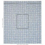 Schumacher 179720 Meadow Rock Blue fabric swatch