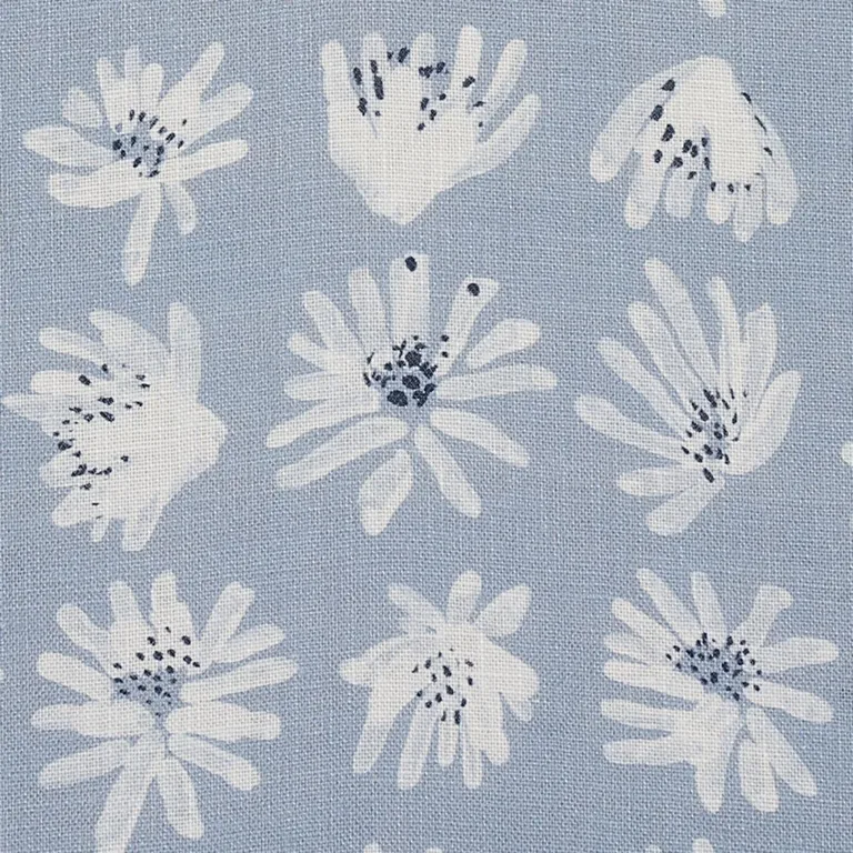 Schumacher 179720 Meadow Rock Blue fabric swatch
