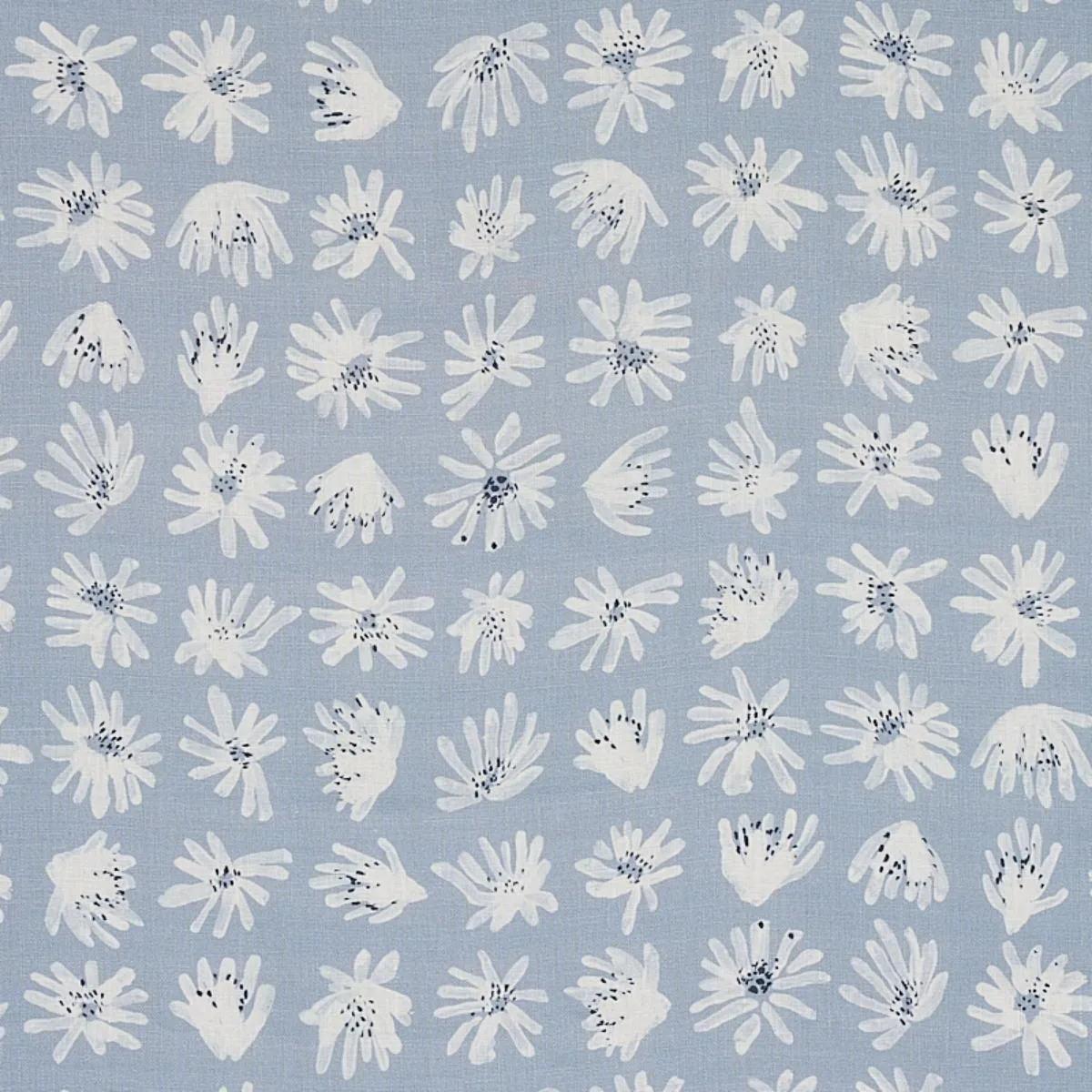Schumacher 179720 Meadow Rock Blue fabric swatch