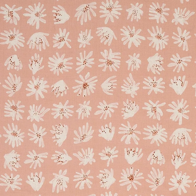 Schumacher 179722 Meadow Rock Blush fabric swatch