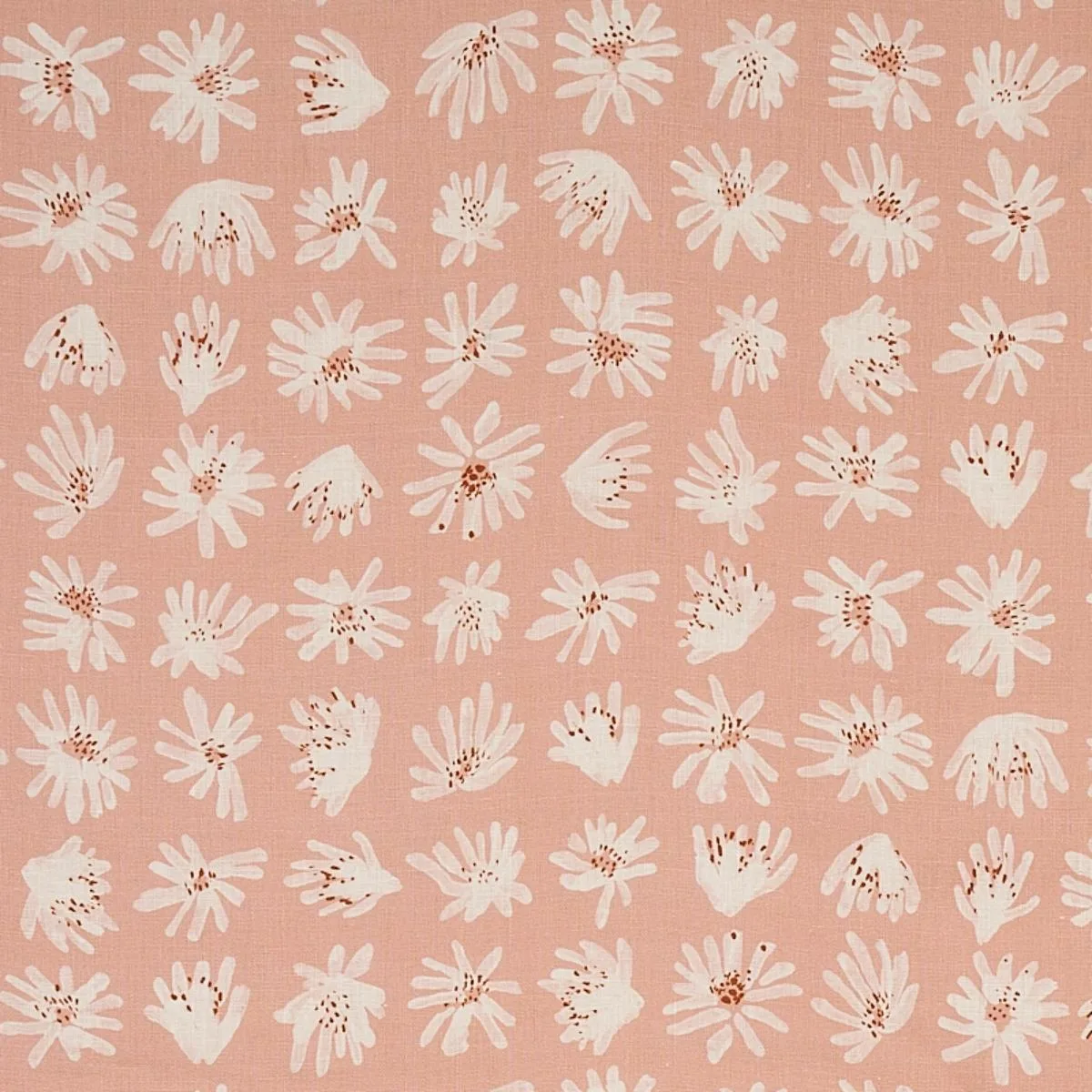 Schumacher 179722 Meadow Rock Blush fabric swatch