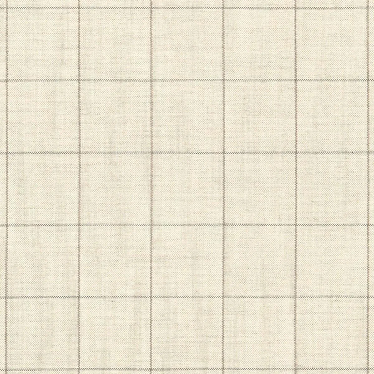 Schumacher 66450 Mellier Plaid Linen fabric swatch