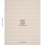 Schumacher 87690 Merrick Performance Plaid Beige fabric swatch
