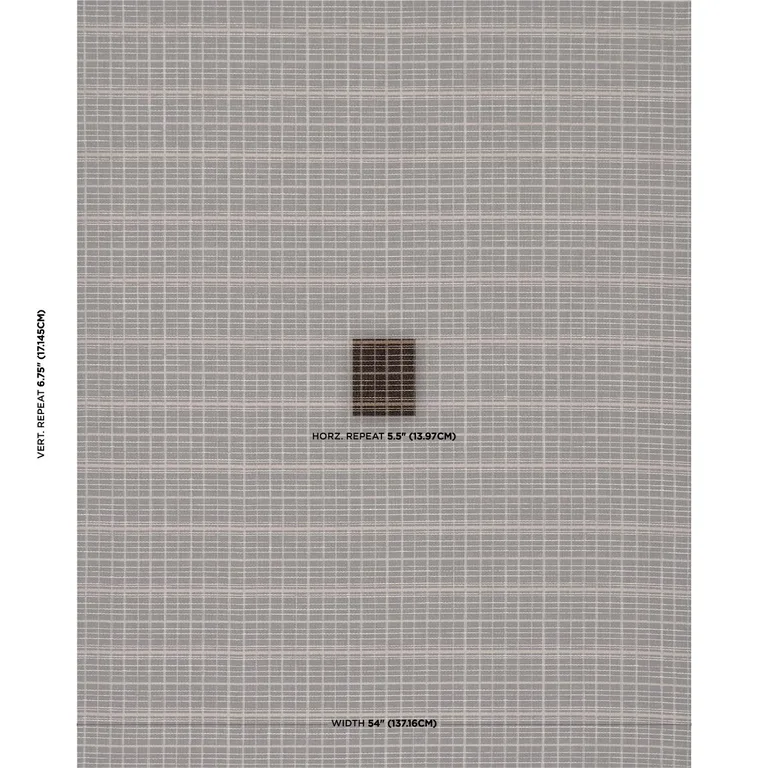 Schumacher 87691 Merrick Performance Plaid Brown fabric swatch