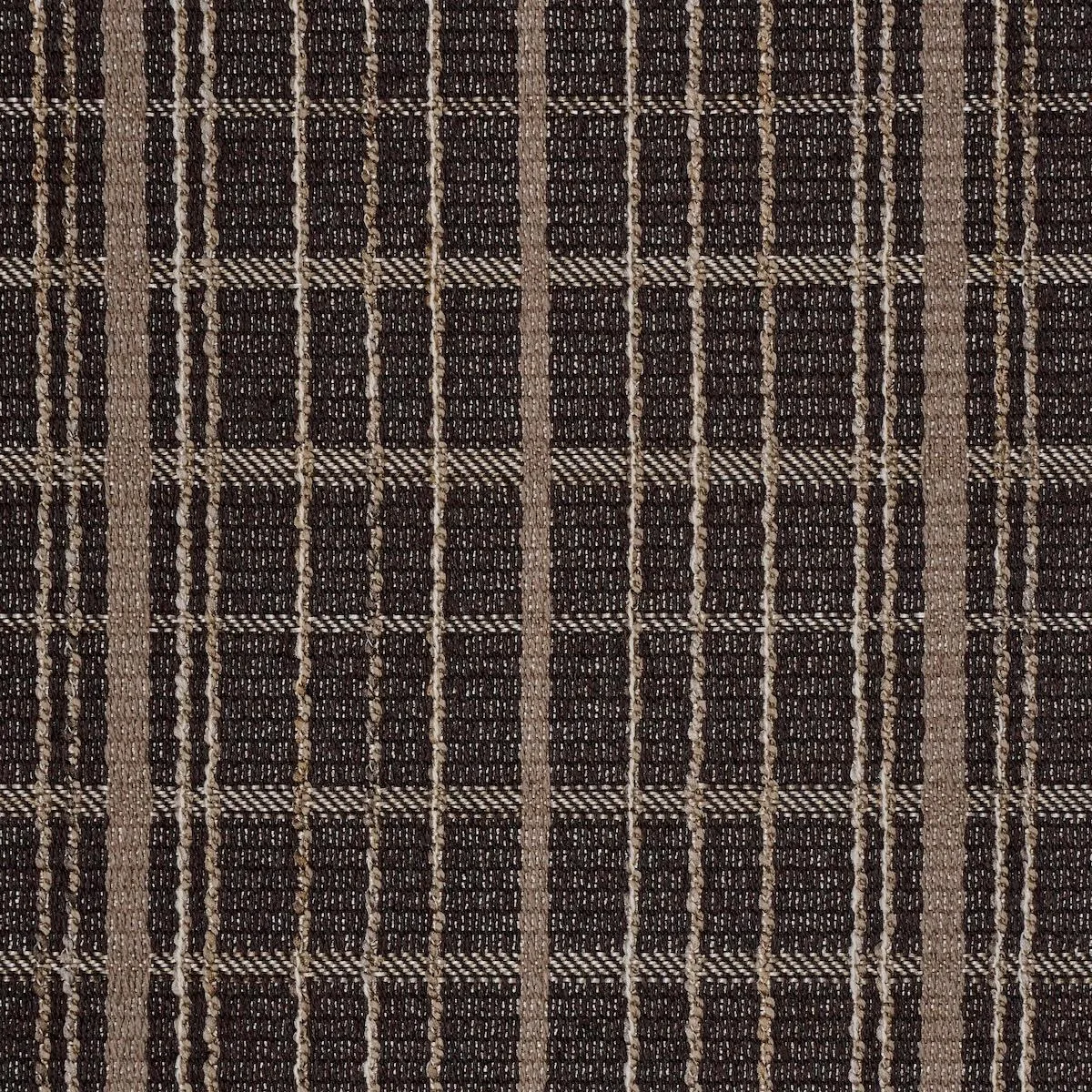 Schumacher 87691 Merrick Performance Plaid Brown fabric swatch