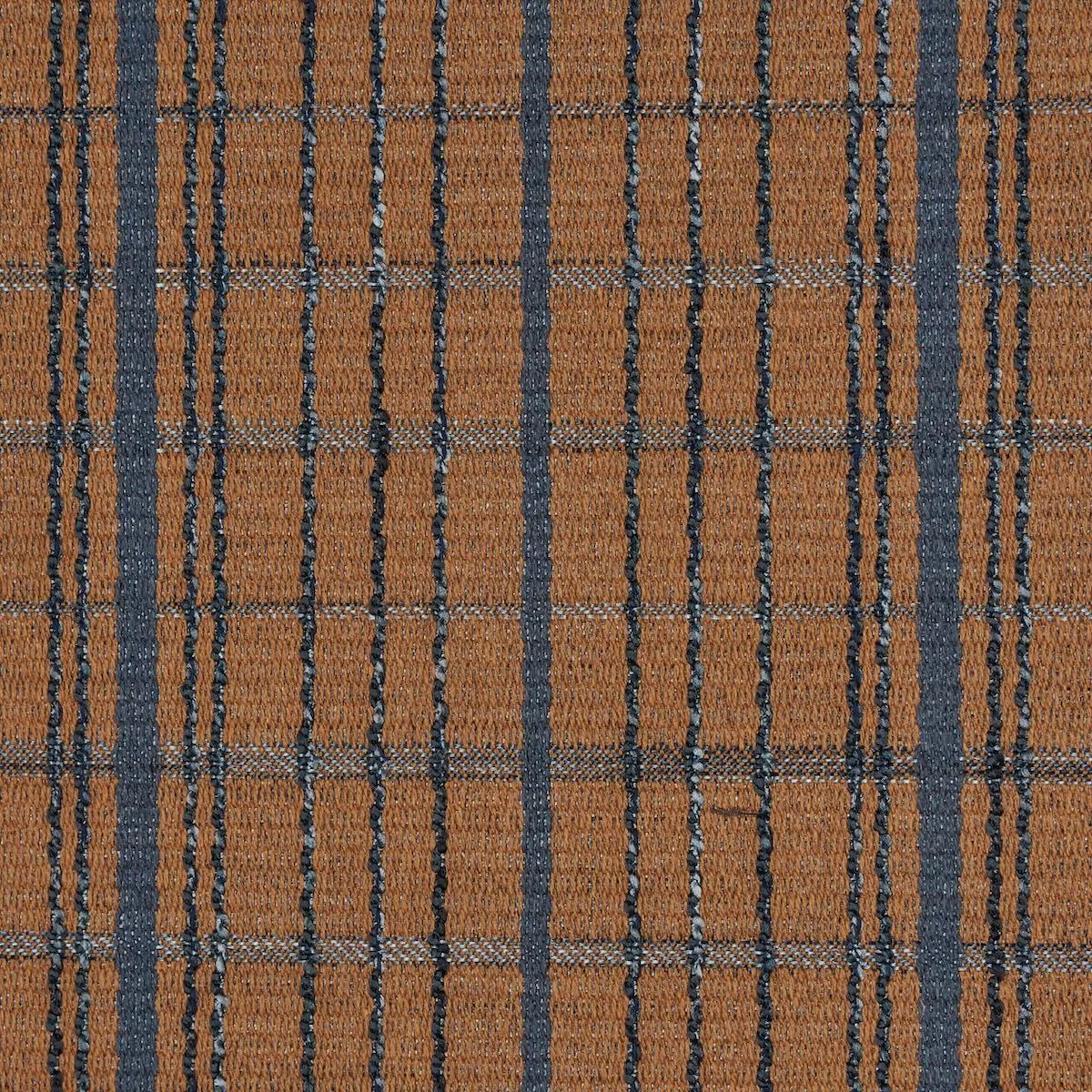 Schumacher 87692 Merrick Performance Plaid Sepia fabric swatch