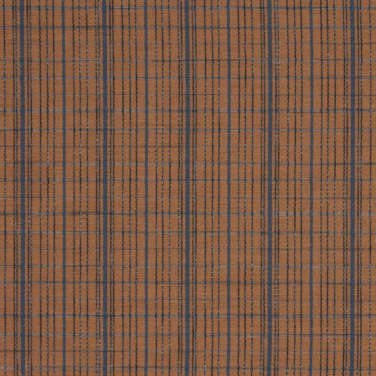 Schumacher 87692 Merrick Performance Plaid Sepia fabric swatch