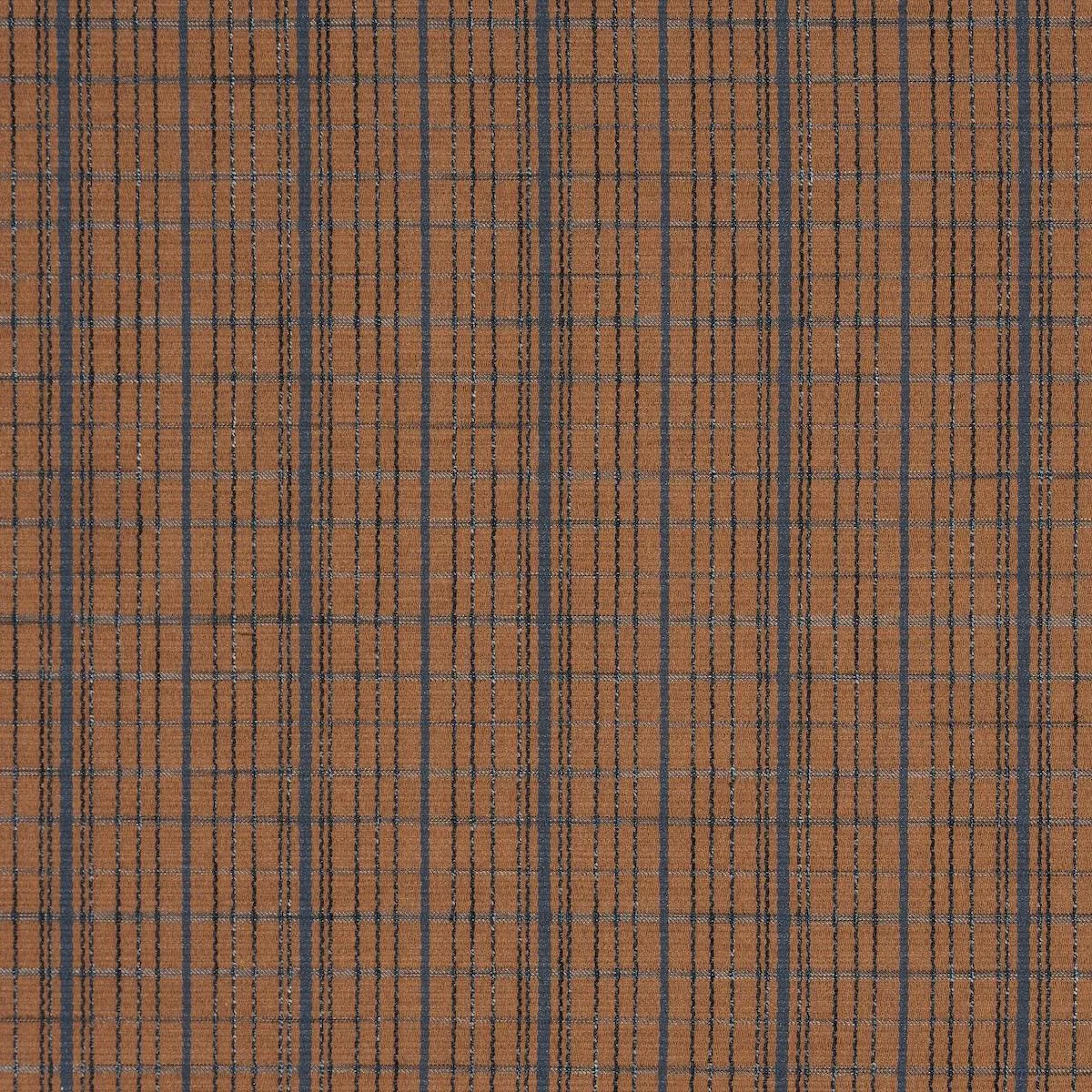 Schumacher 87692 Merrick Performance Plaid Sepia fabric swatch