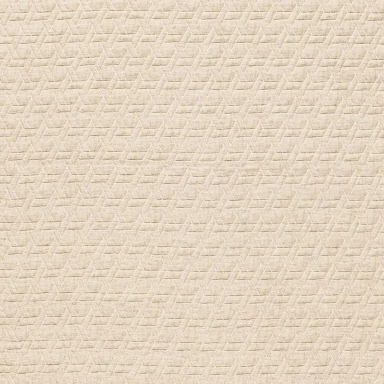 Schumacher 67551 Mesa Matelassé Oat fabric swatch