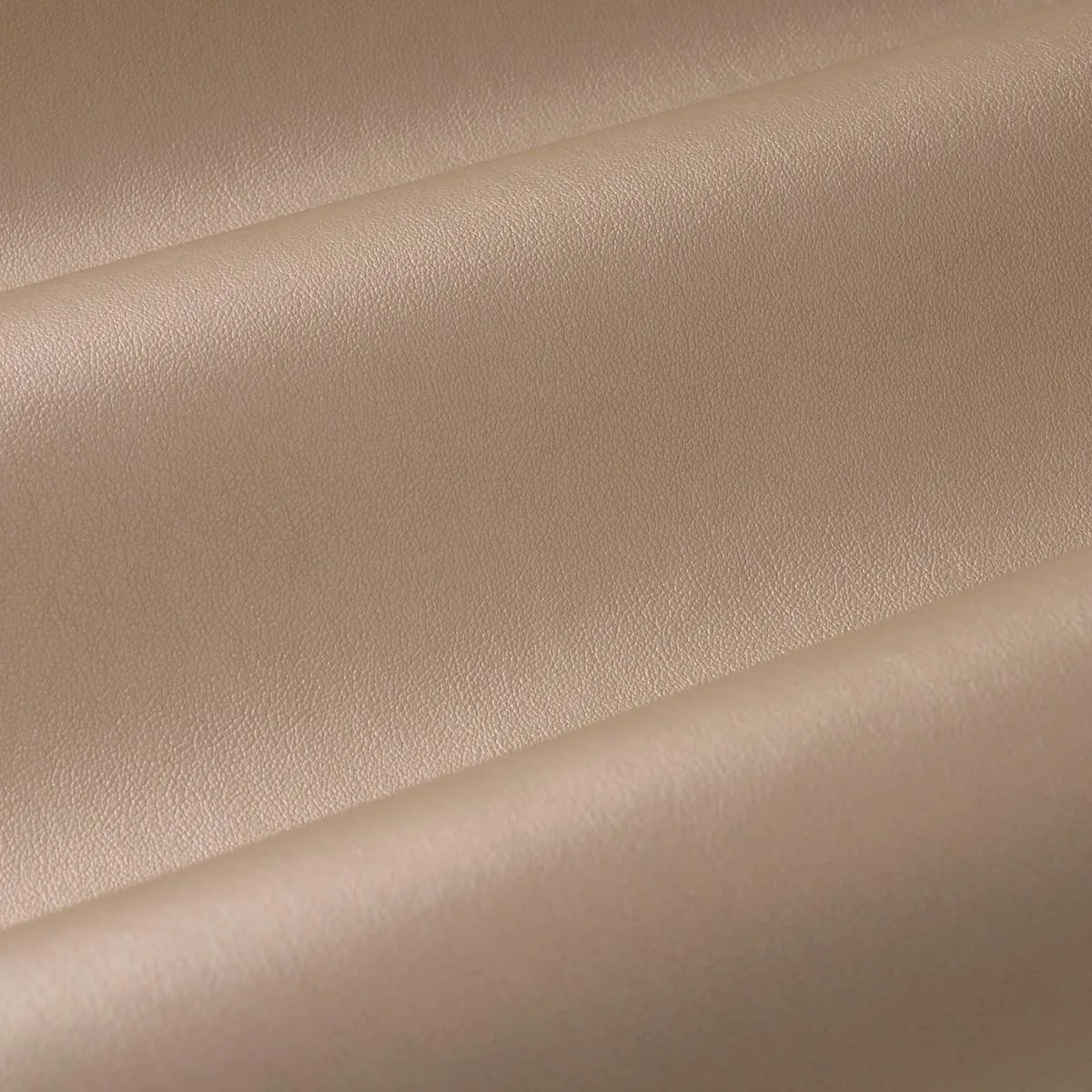 Schumacher 86991 Metallic Vegan Leather Outdoor Dune fabric swatch