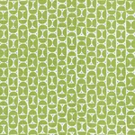 Schumacher 177362 Mezza Luna Leaf fabric swatch