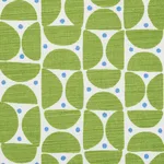 Schumacher 177362 Mezza Luna Leaf fabric swatch