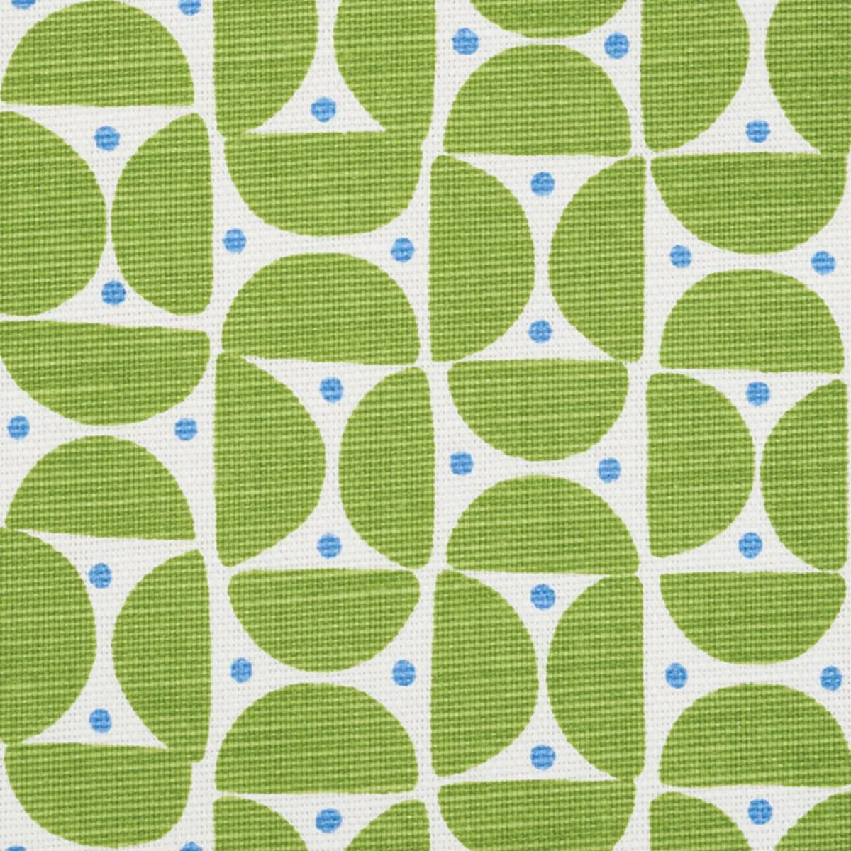 Schumacher 177362 Mezza Luna Leaf fabric swatch
