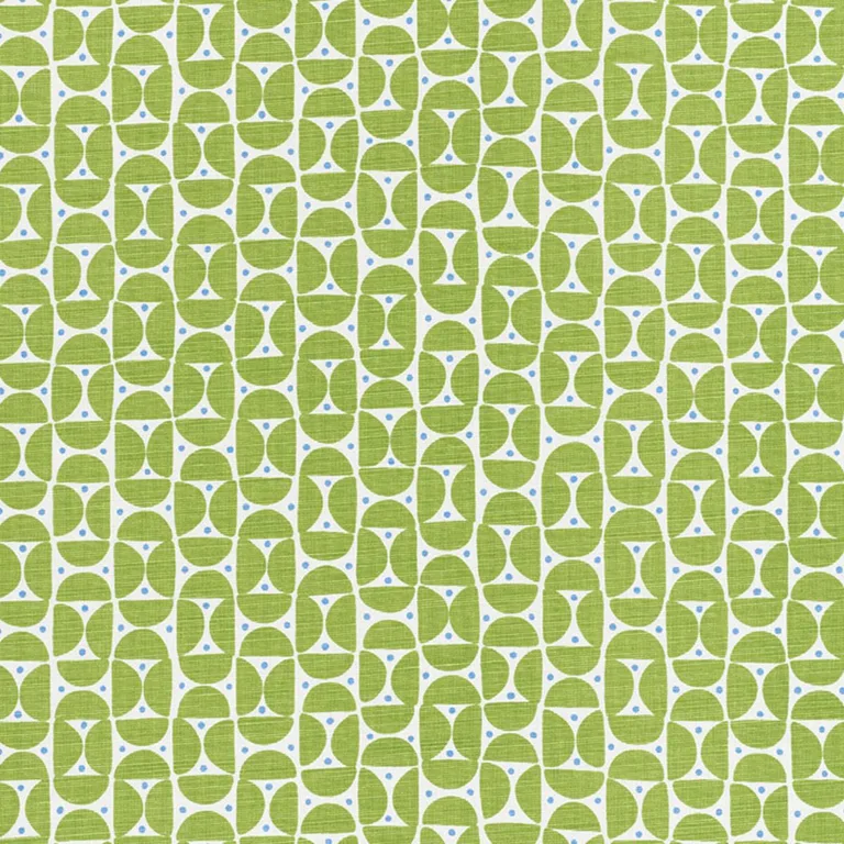 Schumacher 177362 Mezza Luna Leaf fabric swatch