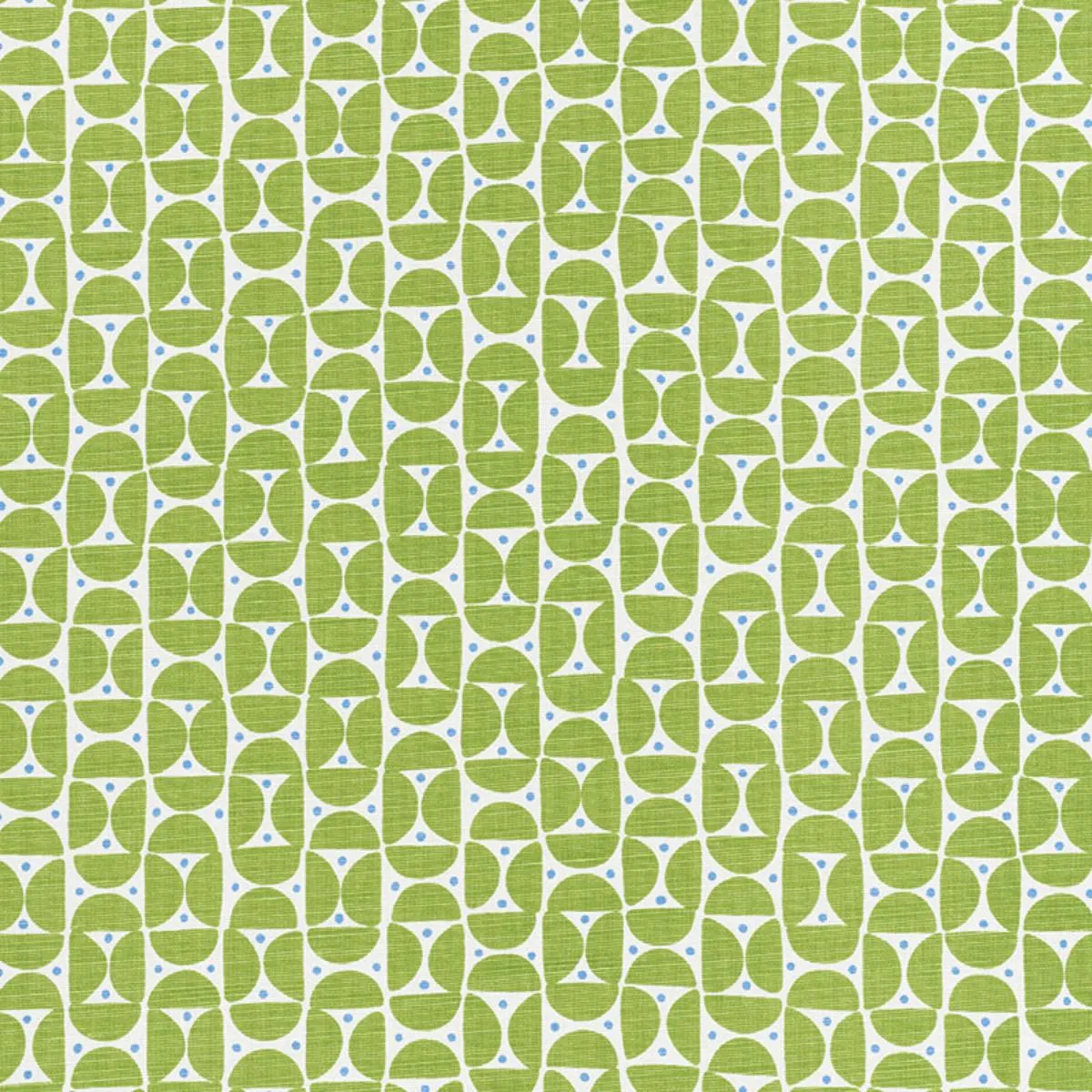 Schumacher 177362 Mezza Luna Leaf fabric swatch