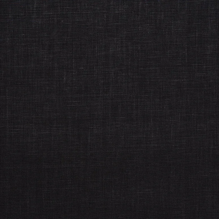 Schumacher 83041 Middleton Linen Black fabric swatch
