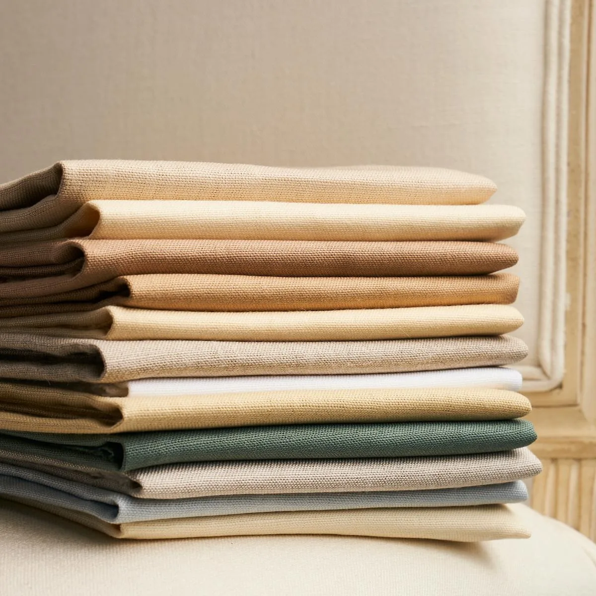 Schumacher 93216 Middleton Linen Flax fabric swatch