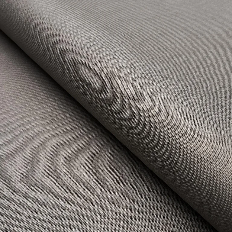Schumacher 83040 Middleton Linen Grey fabric swatch